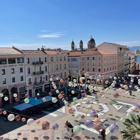 شقة French Riviera Centre Port Balcon Panoramique Et Clim Saint-Raphaël